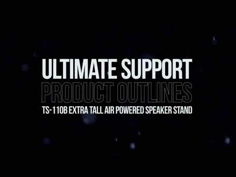 Ultimate Support Product Outlines - TS-110B Extra Tall Air Powered Speaker Stand
