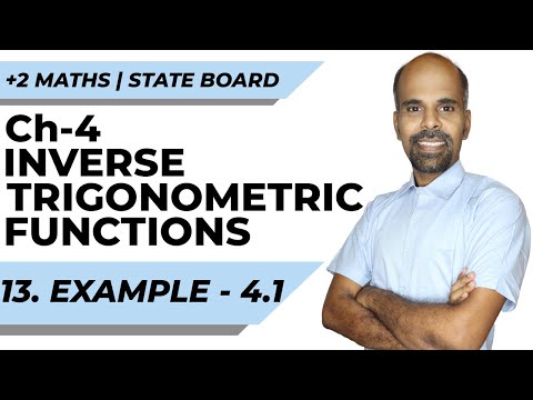 12th | eg 4.1 | Inverse trigonometric functions | State Board | ram maths