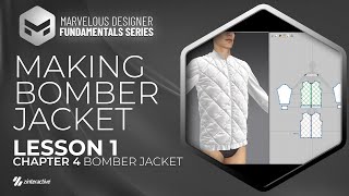 Making Bomber Jacket | Lesson 1 | Chapter 4 | Marvelous Designer Fundamentals