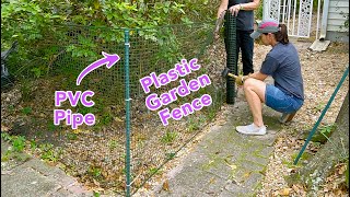 DIY Temporary Dog Fence with PVC Pipe