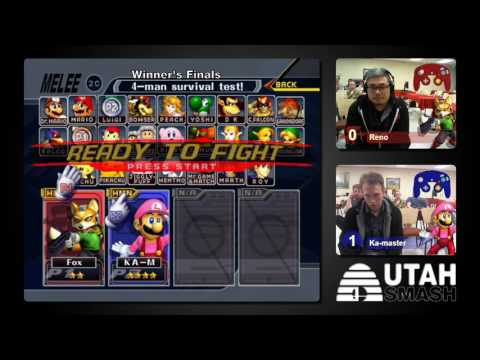 [2017-03-25] Utah Smash Monthly - SSBM - WF - Reno vs Ka-master