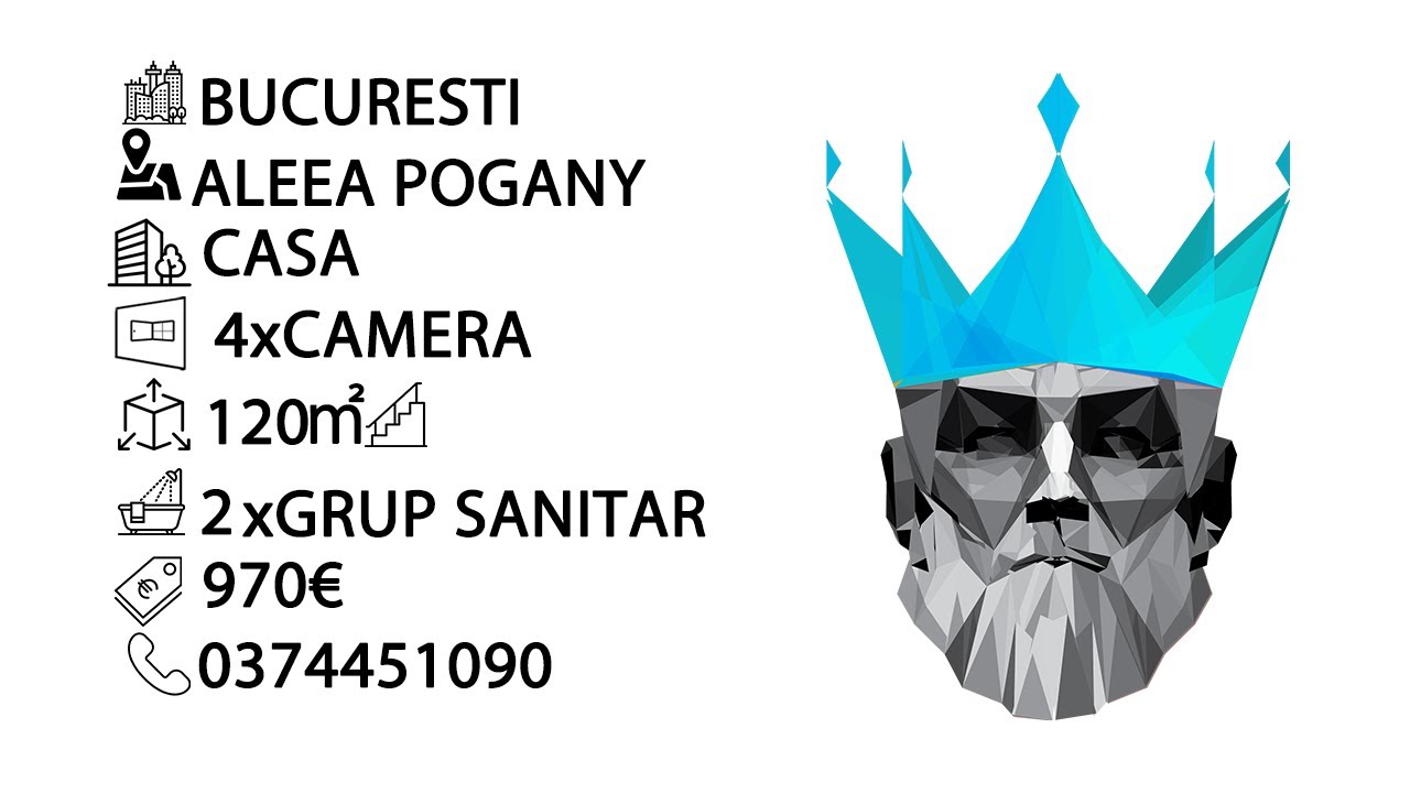 Tur video  Aleea Pogany | Casa | Centrala | Curte | Parcare | 2 Bai | Mobilat