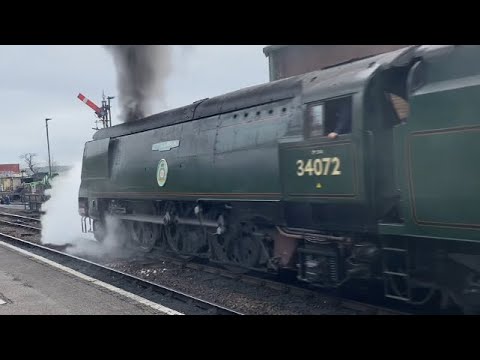 Uk steam locomotive wheel slip compilation 2