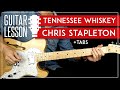 Tennessee Whiskey Guitar Tutorial 🎸 Chris Stapleton Guitar Lesson  |No Capo + 2 Chords + Solo|