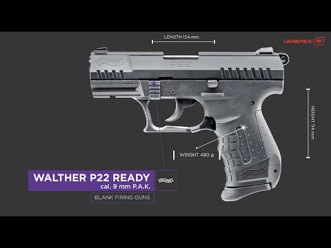 Představení plynové pistole Walther P22 Ready od Umarexu