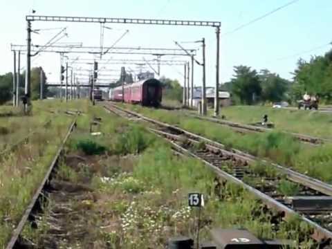 Intalnire a 2 trenuri in Gara Dolhasca