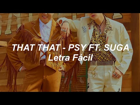 PSY - THAT THAT (FT. SUGA) (Letra Fácil / Pronunciación Fácil / Easy Lyrics)
