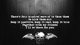 Avenged Sevenfold - Thick And Thin [Lyrics on screen] [Full HD]