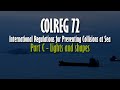 COLREG 72 PART C LIGHTS AND SHAPES UASUPPLY