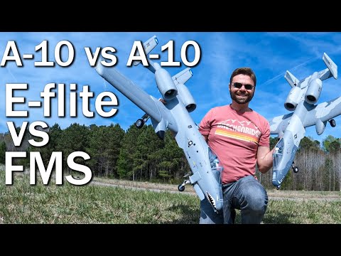 Which RC Plane is Top Hog? E-flite 64mm A-10 vs FMS 70mm A-10