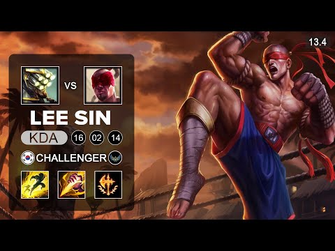 Canyon Lee Sin vs Master Yi Jungle - KR Challenger - Patch 13.4 Season 13