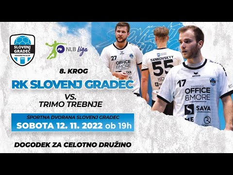 08. KROG - 1.A DRL - MOŠKI (2022/23): RK SLOVENJ GRADEC 2011 : RK TRIMO TREBNJE [PRENOS]