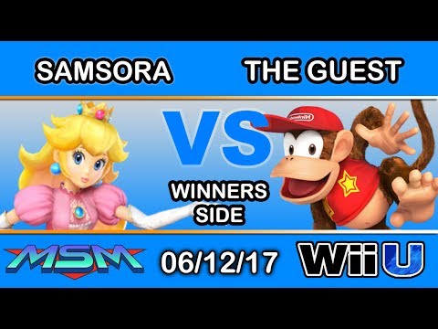 MSM 100 - Samsora (Peach) Vs. The Guest (Diddy Kong) Winners Side