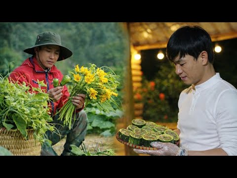 With his skillful hands, the CEO transformed a common fruit into a special dish.