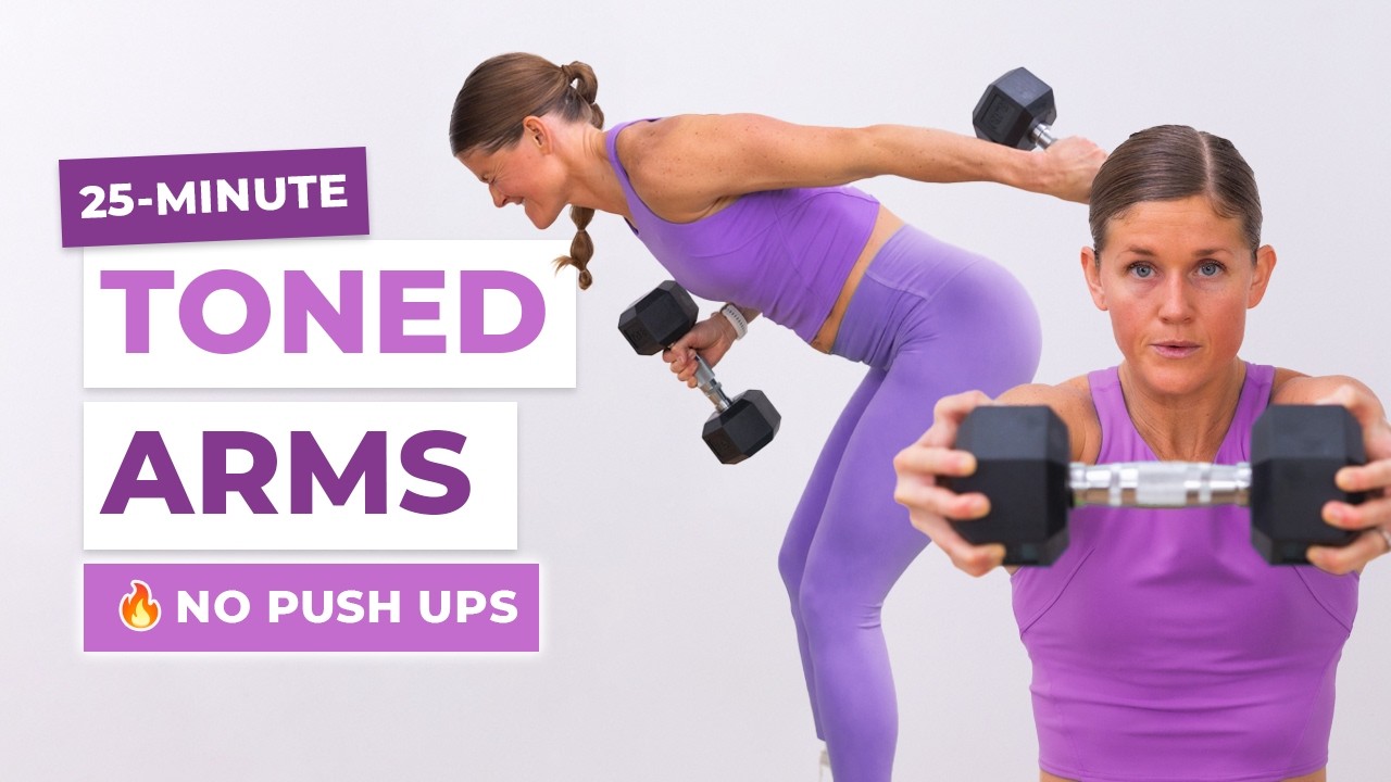 25-Minute Toned Arms Workout (No Push Ups)