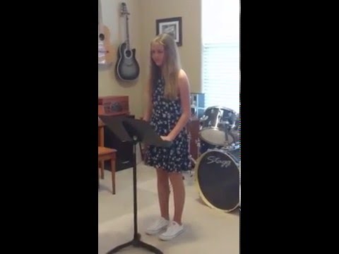 Meghan's singing recital 2016