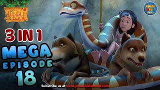 Download lagu JUNGLE BOOK 3 IN 1 Mega Episode 17 | Jungle Book Cartoon 2 | English Stories | Funny Wild Animals mp3