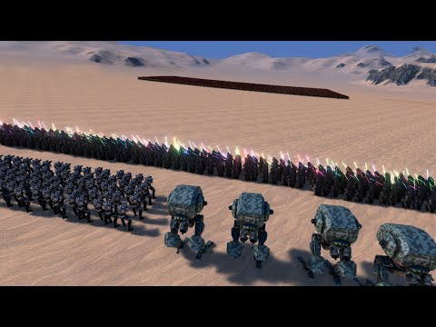 SCI FI ARMY vs 10.000 SPARTANS | UEBS