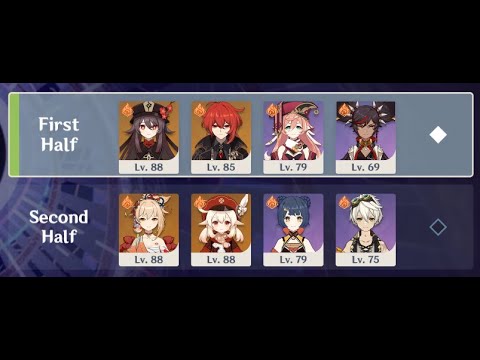 2.1 Spiral Abyss, Pyro Supremacy 🔥 - (Floor 12, 9 Stars)