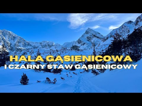 HALA GĄSIENICOWA I CZARNY STAW GĄSIENICOWY ZIMĄ - TATRY 2024
