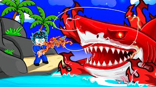 I Caught A WORLD RECORD ANIME BLAZE MEGALODON In Roblox Fisch