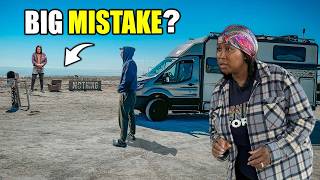 RV Camping on a Toxic Lake Shore (living in my camper van) - RV LIFE