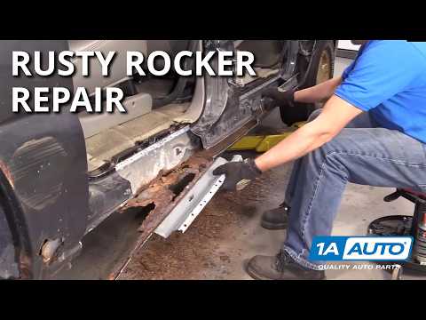 Rusty Rotted Rocker! How to Replace a Truck Rocker Panel!