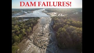 Michigan Dam(s) Fail!   Tittabawassee River.