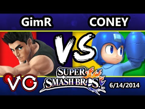 Smash 4 - VGBC | GimR (LIttle Mac) Vs. Coney (Mega Man) SSBU - SSB4 - Smash Bros. For Wii U & 3DS