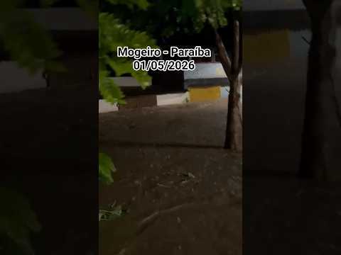 Muita chuva em Mogeiro na Paraíba #chuva #paraiba #nordeste #enchente #mogeiro