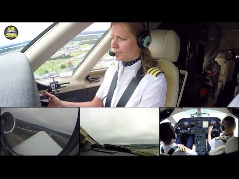 Katharina's ROCKET Takeoff for a Transatlantic Crossing on a Citation Sovereign [AirClips]