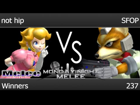 MNM 237 - not hip (Peach) vs TLOC | SFOP (Fox) Winners - Melee