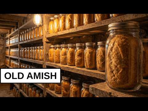 Trying an Amish recipe from 1934. Bread in a jar can be stored for 365 days.