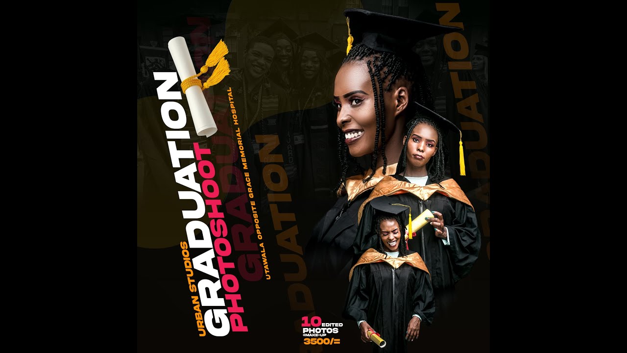 HOW TO DESIGN GRADUATION FLYER USING PHOTOSHOP