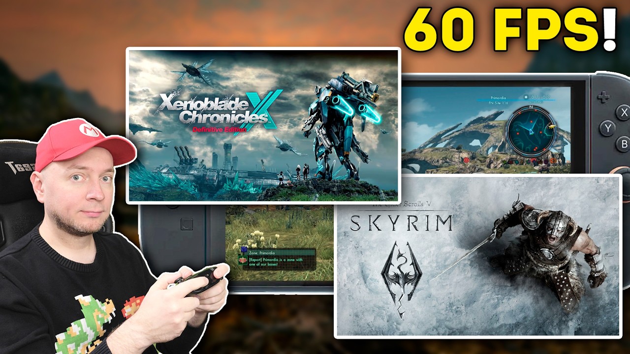Обновили для Switch 2! 60 FPS в Xenoblade Chronicles X и Skyrim [стрим]