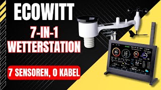 Ecowitt HP2561 WLAN-Wetterstation mit 7-in-1 Außensensor: Wetter perfekt im Griff?