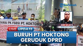 DPRD Palembang Digeruduk Buruh PT Hoktong, Tuntut Pemberhentian Manajemen dan Setop PHK Sepihak