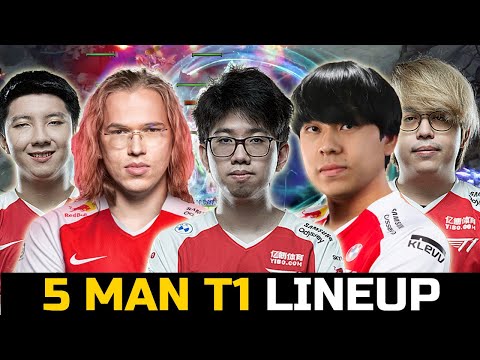 5 MAN T1 LINEUP BATTLE - TOPSON ANA KUKU VS WHITEMON XEPHER DOTA 2