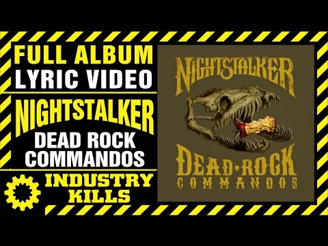 NIGHTSTALKER Lyric Video Dead Rock Commandos - Lyrics on screen