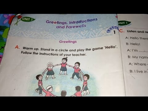 English For Today - Class Two - Unit 1 - Greetings , introductions and Farewells.