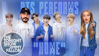 Producer REACTS to BTS: HOME on the Tonight Show