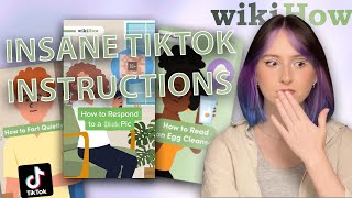 INSANE WikiHow Instructions On TikTok | Life Instructions We All Deserved