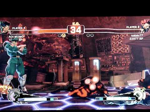 SSF4: AOI MOMO (Bison) vs Tokido (Akuma) - Japanese XBL ranked