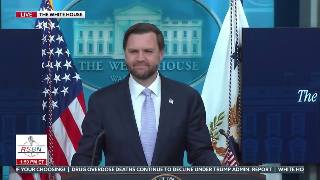 WATCH: JD Vance on Fentanyl in U.S., Fake News & More - 05/19/26