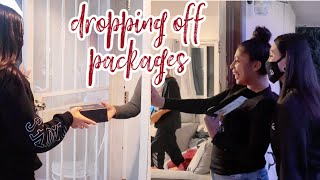 DELIVERING PACKAGES TO OUR SUPPORTERS! | VLOGMAS 11