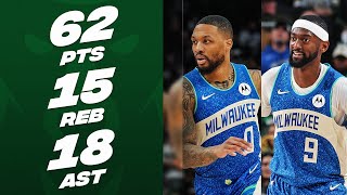 Damian Lillard - Bobby Portis - Milwaukee Bucks