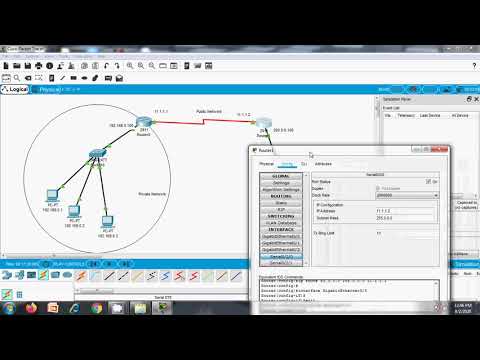 Cisco Packet Tracer: Dynamic Network Address Translation