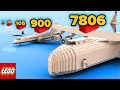 LEGO Aircrafts From 3 To 7806 Parts Comparison