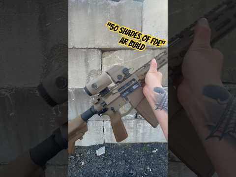 Best Looking FDE AR-15!!! JTE-15 “50 Shades of FDE” Build! #ar #ar15pistol #glock #glock19 #fde #gun