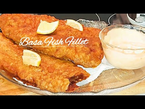 HOW TO FRY BASA FISH FILLET IN THIN BATTER.